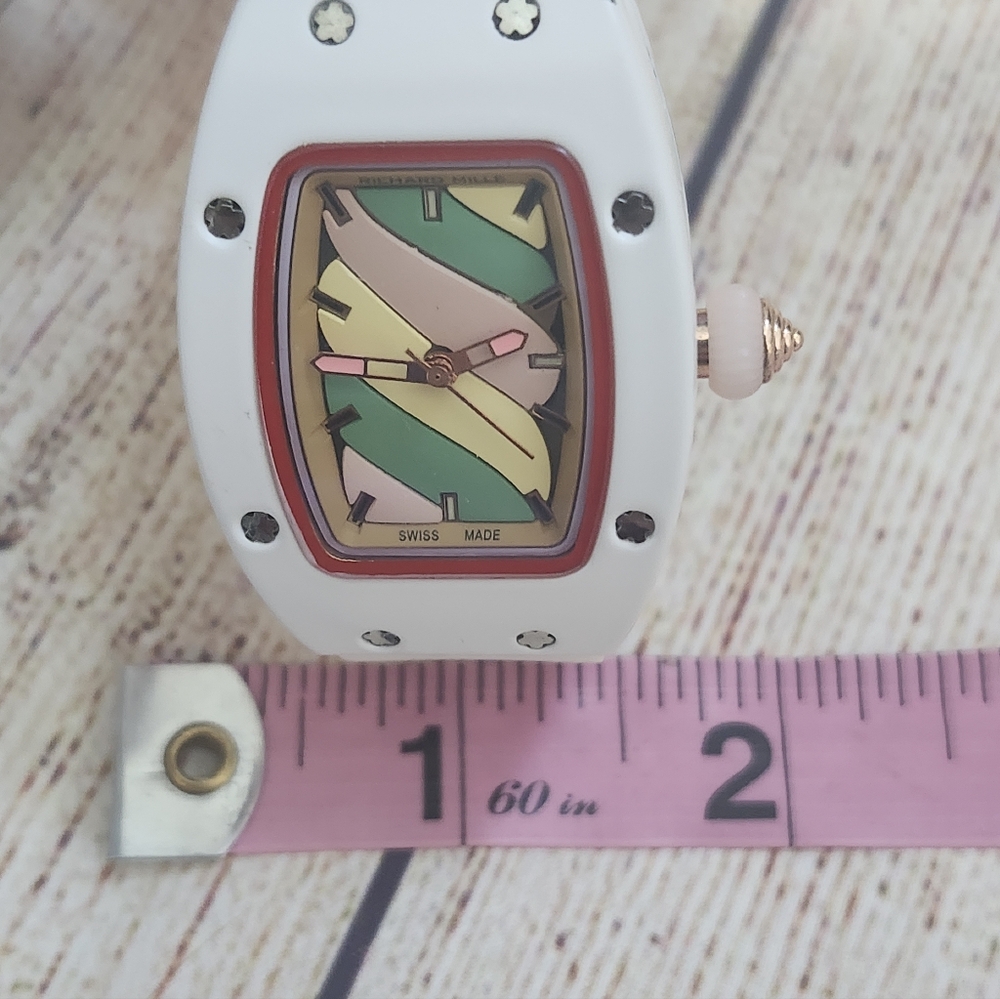 White Multicolor Watch - Picture 10 of 11